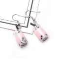 Seven Color Mini Bubble Tea Cup Dangle Hook Earrings view 6
