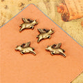 Double-Sided Flying Pig Alloy Charm Pendant for DIY Jewelry