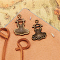 Vintage Alloy Ballet Skirt Charm Pendant 29x18mm