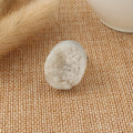 Large Oval Druzy Crystal Adjustable Rings in Three Colors view 6