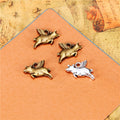 Flying Pig Charm Pendant With Dimensional Wing Detail For Jewelry Making view 1