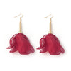 Burgundy Fabric Flowers