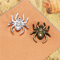 Compact Spider Metal Charm Pendant in 2 Finishes for Jewelry Making view 3