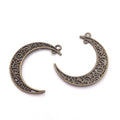 Gold-Tone Moon Metal Charms with 12 Listed Options view 7