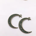 Gold-Tone Moon Metal Charms with 12 Listed Options view 10