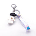 Astronaut Figural Keychains with Iridescent Straps in Two Colors view 4