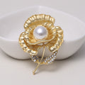 Matte Gold and Silver Tone Brooch Collection with 34 Designs view 6