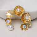 Matte Gold and Silver Tone Brooch Collection with 34 Designs view 9