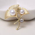 Matte Gold and Silver Tone Brooch Collection with 34 Designs view 11