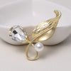 Gold Crystal Leaf