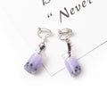 Mini Bubble Tea Cup No Piercing Novelty Clip Earrings view 4