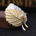 Matte Gold and Silver Tone Brooch Collection with 34 Designs view 3