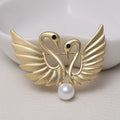 Matte Gold and Silver Tone Brooch Collection with 34 Designs view 7