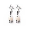 Mini Bubble Tea Cup No Piercing Novelty Clip Earrings view 8