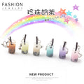Mini Bubble Tea Cup No Piercing Novelty Clip Earrings view 1
