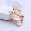 Gold Tone Enamel Butterfly Rhinestone Brooch Four Colors view 3