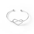 Minimalist Adjustable Open Bangle Bracelets in Four Styles view 7