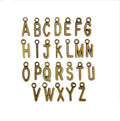 Gold-Tone Alphabet Letter Metal Charms with 2 Listed Options view 5