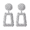 Silver Textured Drops