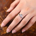 Silver Tone Crown and Heart Openwork Ring Polished Metal Jewelry view 4