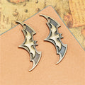 Wide Bat Wing Alloy Pendants in Three Metal Finishes view 5