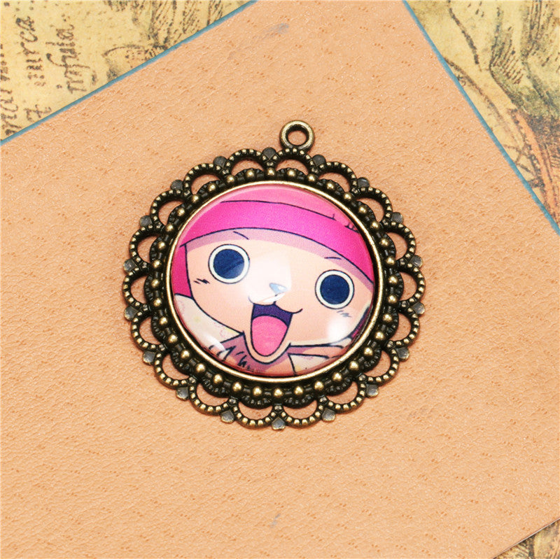 25mm Lace Edge Cabochon Tray Pendant Base