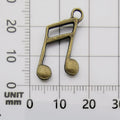 Metallic Musical Instrument and Guitar Metal Charms with 19 Listed Options view 10