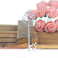 Filigree Flower Key Metal Charm in 4 Finishes for Jewelry Crafts view 4