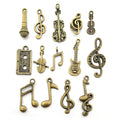 Metallic Musical Instrument and Guitar Metal Charms with 19 Listed Options view 5