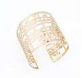 Wide Openwork Filigree Cuff Bracelets in Eleven Gold and Silver Designs view 6