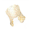 Wide Openwork Filigree Cuff Bracelets in Eleven Gold and Silver Designs view 7