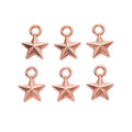 Five-Point Star Metal Charms in Seven Finish Options view 11