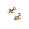 Five-Point Star Metal Charms in Seven Finish Options view 6