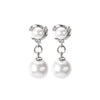 Silver Pearl Studs