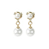 Gold Pearl Studs