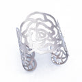 Wide Openwork Filigree Cuff Bracelets in Eleven Gold and Silver Designs view 5