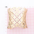 Wide Openwork Filigree Cuff Bracelets in Eleven Gold and Silver Designs view 4