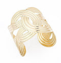 Wide Openwork Filigree Cuff Bracelets in Eleven Gold and Silver Designs view 9