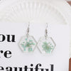 Green Flower Hexagons