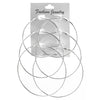 Silver Hoop Set