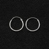 Silver 20 Hoops