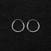 Silver 18 Hoops