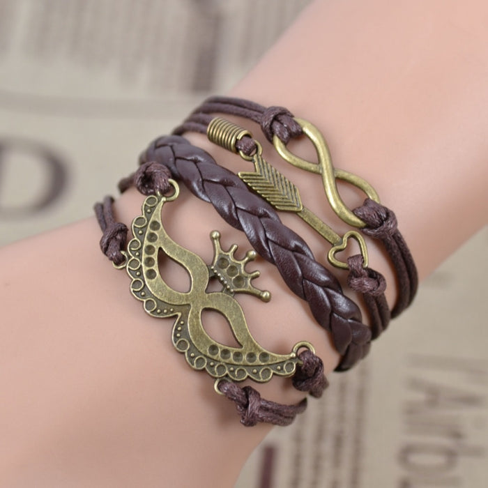 DIY Genuine Leather Monogram Bracelet For Small Commodity Accessory Orders