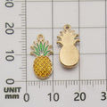 K Gold Color Enamel Zinc Alloy Small Charm Pendant for DIY Bracelet Necklace Jewelry