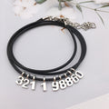 Metallic Number Metal Beads for Jewelry and Craft Projects view 3