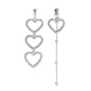 Silver Triple Heart