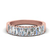 Rose Gold Baguette Size 10