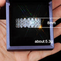 Silver Tone Wide Ring With Five Rows Of Clear Stones view 5