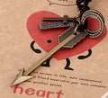 Fashion Genuine Leather Arrow Pendant Necklace, Cowhide Cord Jewelry Accessory view 5
