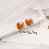 Yellow Square Studs